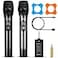 Bietrun Wireless Microphone with Bluetooth Professional UHF Dual Handheld Dynamic Metal Mic System Set with Rechargeable Receiver 160 ft Range 14Output for Karaoke Machine Singing Amp PA Speaker