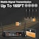 Depusheng DX4 Wireless Microphone Professional 4 Channels Karaoke Handheld System for Home Karaoke Meeting Party Church DJ Wedding Home KTV Set