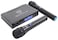 Rockville RWM1203VH Dual Wireless Handheld Microphone System 2 Mics VHF Long Range Clear Sound Digital Display for Karaoke Stage Church Live Events