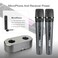 THE PLATINUM The Platinum Wireless Microphone for mic Input UHF Metal Dynamic Handheld Multipurpose mic with Base and Rechargeable Receiver 160ft Range Suitable for Karaoke MachineAmplifier SpeakeMixe