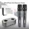 THE PLATINUM The Platinum Wireless Microphone for mic Input UHF Metal Dynamic Handheld Multipurpose mic with Base and Rechargeable Receiver 160ft Range Suitable for Karaoke MachineAmplifier SpeakeMixe