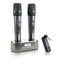 THE PLATINUM The Platinum Wireless Microphone for mic Input UHF Metal Dynamic Handheld Multipurpose mic with Base and Rechargeable Receiver 160ft Range Suitable for Karaoke MachineAmplifier SpeakeMixe