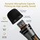 TONOR Wireless Microphone UHF Karaoke Microphone System Microfonos Inalambricos with Rechargeable Receiver Cordless Dynamic Mic Set for Singing Wedding Party 200ft TW310 1 Mic Grey