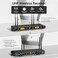 TONOR Wireless Microphones System 4x5 Channel UHF Wireless Mic 4 Handheld Adjustable Frequency Metal Cordless Dynamic Mic Multiset Operation 90 m Ideal for Karaoke Singing Wedding Church Silver