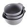 KitchenAid Universal Nesting Plastic Mixing Bowls Set Of 3 25 quart 35 quart 45 quart Non Slip Base with Easy Pour Spout to Reduce Mess Dishwasher Safe Gray