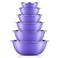 JoyJolt Stainless Steel Mixing Bowl Set of 65qt to 05qt Nesting Bowls for Dough Batter Baking