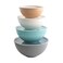 Nordic Ware Prep and Serve Mixing Bowls Set 8Piece EarthTones
