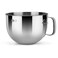 Kitwanda Stainless Steel Lift Bowl Compatible with Kitchenaid 6qt Mixing Bowl with Ergonomic Handle