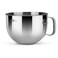 Kitwanda Stainless Steel Lift Bowl Compatible with Kitchenaid 6qt Mixing Bowl with Ergonomic Handle