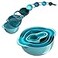 Pantula Mixing BowlsPlastic Nesting Mixing Bowl Set of 8 Kitchen Gadgets for Apartments Space Saving Including Measuring Cups Sifter Colander Easy Storage Cooking Baking Rv Camper Accessories No BPA