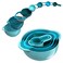 Pantula Mixing BowlsPlastic Nesting Mixing Bowl Set of 8 Kitchen Gadgets for Apartments Space Saving Including Measuring Cups Sifter Colander Easy Storage Cooking Baking Rv Camper Accessories No BPA