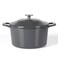 Martha Stewart Gatwick 4 Quart Enamel Cast Iron Dutch Oven Grey