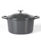Martha Stewart Gatwick 4 Quart Enamel Cast Iron Dutch Oven Grey