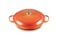 Le Creuset Enameled Cast Iron Signature Braiser 35 qt Flamme Doree with Crucible Knob