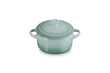Le Creuset Stoneware Mini Round Cocotte 24 oz Sea Salt
