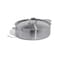 Made In Cookware 6 Quart Stainless Steel Rondeau Pot wLid 5 Ply Stainless Clad Professional Cookware Crafted in Italy Induction Compatible