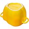 STAUB Zwilling Ceramic by Paprika Cocotte Yellow Ceramic Height 107 cm x Width 151 cm Volume 047 L