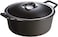 Lodge BOLD Exclusive 7 Quart Premium PreSeasoned Cast Iron Dutch Oven with Lid Dual Handles Use in the Oven on the Stove on the Grill or over the Campfire Black