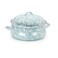 Golden Rabbit Enamelware Dutch Oven 4 quart Sea Glass