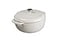 Lodge Essential Enamel Cast Iron Dutch Oven with Lid 75 Quart Induction OvenSafe Enamel Cookware up to 500 F HeatRetaining Braising Roasting Pot NonToxic Cookware Oyster White