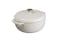 Lodge Essential Enamel Cast Iron Dutch Oven with Lid 75 Quart Induction OvenSafe Enamel Cookware up to 500 F HeatRetaining Braising Roasting Pot NonToxic Cookware Oyster White