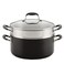 Anolon Advanced HardAnodized Dutch Oven Multipurpose Steamer Set 85Quart Graphite