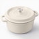 Miereirl 65 Quart Enameled Dutch Oven Pot with Lid Cast Iron Dutch Oven with Dual Handles for Bread Baking Cooking Nonstick Enamel Coated Cookware Beige