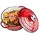Alathote 6 Quart Dutch Oven Enameled Cast Iron with Lid Big Dual Handles Oven Safe up to 500F Classic Round Pot for Versatile Cooking Red 6 QT