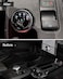 AUGREX Upgrade VolumeGear Shift Switch Control Knob Trim Metal Button Covers Fit for Mustang MachE 2021 2022 Zinc Alloy Black