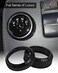 AUGREX Upgrade VolumeGear Shift Switch Control Knob Trim Metal Button Covers Fit for Mustang MachE 2021 2022 Zinc Alloy Black
