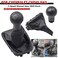 Hacreyatu 5 Speed Manual Gear Shift Knob Shifter Lever Stick Knob Gaiter Boot Cover for Chevrolet Chevy Sail 2009 2010 2011 2012 2013 2014 Overall5 Speed