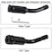 KIMISS 5inch Car Shift Knob Extender Straight Gear Shifter Lever Extension for T4 19902003 Black Shift knob Lever Extension Extender