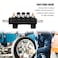 KIMISS Car Air Control Valve Foot Pedal Valve for Tire Changer Machine Supplies Tool Type BAluminum Alloy WhiteA