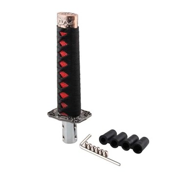 LPFIDI Katana Shift Knob Samurai Sword Gear Shifter with 4 Adapters Compatible for Most Cars