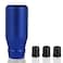muge racing 80mm315 Car Shift Knob Aluminum Weighted Automotive Gear Shift Manual knobs Lever with 3 Threaded Adapters M8 M10 M12 x 125 Universal for Vehicle Blue