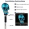 Padaodao Skull Shifter Grip Head Weighted Stick Head Transmission Lever Knobs for Most Manual Automatic Transmission Vehicle Car Truck