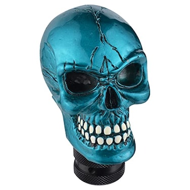 Padaodao Skull Shifter Grip Head Weighted Stick Head Transmission Lever Knobs for Most Manual Automatic Transmission Vehicle Car Truck