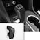 QianBao Compatible with Chevrolet Equinox 20162020Malibu Genuine Leather Carbon Fiber Pattern Gear Shift Knob Protector Cover Interior Accessories Black Stitch