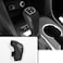 QianBao Compatible with Chevrolet Equinox 20162020Malibu Genuine Leather Carbon Fiber Pattern Gear Shift Knob Protector Cover Interior Accessories Black Stitch
