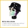 REPAIROCK Auto Car White Black Skull Design Gear Stick Shift Knob Shifter Cover Auto Replacement Parts