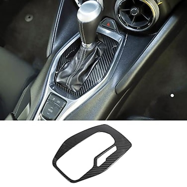 RT-TCZ RTTCZ Carbon Fiber Gear Shift Panel Frame Cover Interior Trim Sticker Accessories for 20172022 Chevrolet Camaro
