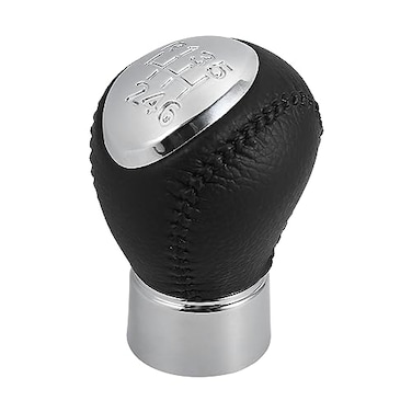 X AUTOHAUX 6 Speed Manual Gear Shifter Knob Stick Head Lever for Mazda 3 5 6 323 626 RX8 Plastic Black Shifter Knob