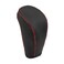 X AUTOHAUX Car Gear Shift Knob Cover Protector with Red Thread for Chevrolet Cruze 20112015 Aveo 20072011