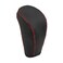 X AUTOHAUX Car Gear Shift Knob Cover Protector with Red Thread for Chevrolet Cruze 20112015 Aveo 20072011
