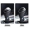 X AUTOHAUX Car Gear Shift Knob Cover Sticker Stainless Steel for Chevrolet Equinox 20182020 Black