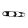 crosselec Carbon Fiber Gear Shift Panel Cover Trim for Chevrolet Corvette C8 20202025Gear Shift Panel