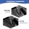 RT-TCZ RTTCZ for Charger Carbon Fiber Gear Shift Panel Cover Trim Frame for Dodge Charger 2015 up Black ABS Carbon Fiber Interior Accessories