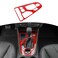 RT-TCZ RTTCZ for Cherokee Red Gear Shift Panel Cover Trim for Jeep Cherokee 2019 Up Red Interior Accessories