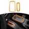 RT-TCZ RTTCZ for Jeep JK Gear Shift Panel Trim Cover Orange for Jeep Wrangler JK JKU 20112017 Orange Interior Accessories 2pcs