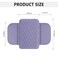 Stacool Upgraded Car Center Console CoverMicrofiber Leather Car Armrest Cover Cushion with 2 Storage BagsUniversal Car Armrest Storage Box Purple